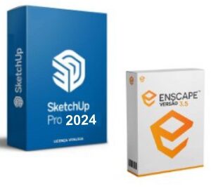 Sketchup Pro 2024 + Enscape Permanente Para Windows