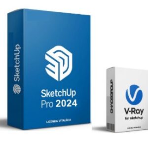 Sketchup Pro 2024 + Vray Permanente Para Windows